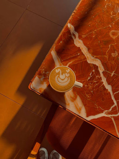 Swan Pattern Latte Art