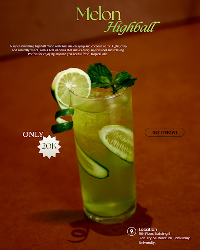 Melon Highball Signature Mocktail Flyer
